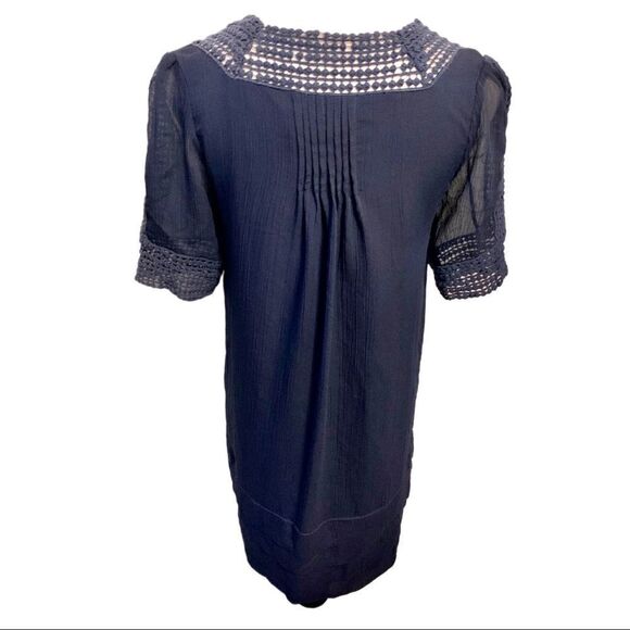 C. Luce Navy Mini Dress Sz M - Picture 2 of 7